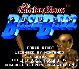 The Sporting News Baseball screenshot 2 for Super Nintendo